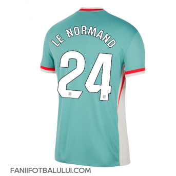 Atletico Madrid Robin Le Normand #24 Tricou Fotbal Replică 2024-25 Barbati Deplasare